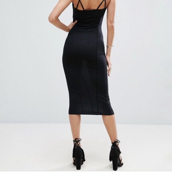 ASOS Midi Bodycon Slip Dress - Picture 2 of 7